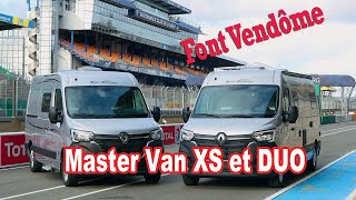 En exclusivité  les nouveaux fourgons Font Vendôme sur Renault Master avec les Master Van XS et Duo [upl. by Akimas]