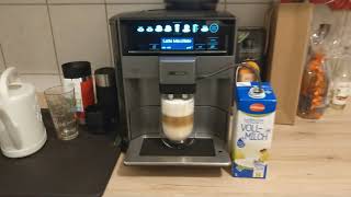 Siemens EQ6 Plus S100 test  Siemens EQ 6 Latte Macchiato [upl. by Guss532]