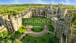 Arundel Castle England Drone Flight 4K [upl. by Erreip]