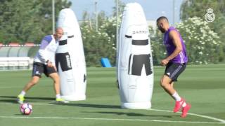 Benzema showing pinpoint accuracy in training [upl. by Xever]