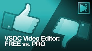 VSDC Video Editor FREE version vs PRO version [upl. by Hatty]