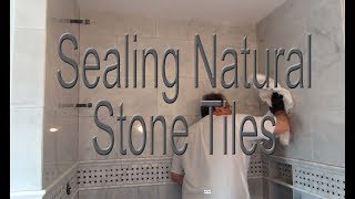 How when and why you should seal your Marble or stone tile [upl. by Hillhouse235]