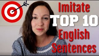 How to Pronounce TOP 10 English Sentences [upl. by Aihtnys882]