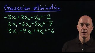 Gaussian elimination  Lecture 10  Matrix Algebra for Engineers [upl. by Llenyar185]