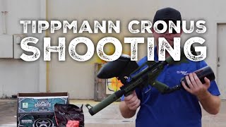 Tippman Cronus Shooting  Tactical Version Semi Automatic [upl. by Xanthe]