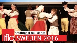 Swedish Traditional Folk Dance  IFLC Sweden 2016 [upl. by Felix]