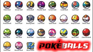 ALL POKÉBALLS 50k special [upl. by Jariah]