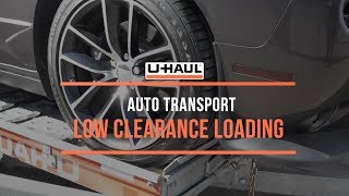 Auto Transport Low Clearance Loading [upl. by Runkle]