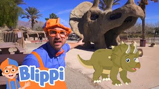 Learning Dinosaurs With Blippi  Educational Videos For Kids [upl. by Cordalia]