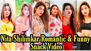 Rohit Zinjurke❤Nita Shilimkar New TikTok Video 2020 🔥Indian New Snack Video Viral Snack Videos [upl. by Magavern]