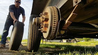 Replacing Trailer Axles [upl. by Thetisa403]