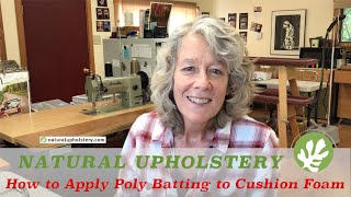 How to Apply Polyester Batting to Cushion Foam [upl. by Zechariah]