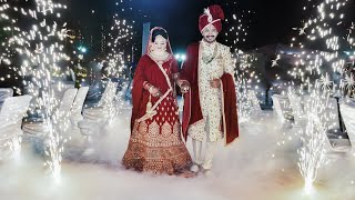 Hamari Dream Entry😍  Bride Groom Entry  Indian Wedding [upl. by Idden99]