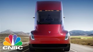 Tesla Just Threw In A Major Surprise At The Semi Truck Unveiling A Revamped Roadster  CNBC [upl. by Phionna]