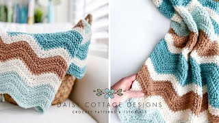 Zig Zag Crochet Pattern [upl. by Amalbena967]