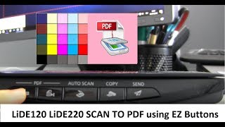 LiDE120 LiDE220 Multipage PDF scan [upl. by Ntisuj]