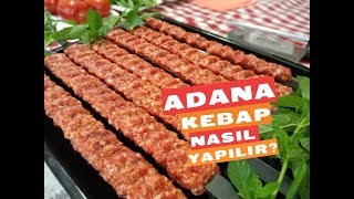 ADANA KEBAP NASIL YAPILIR [upl. by Siuqcram]