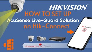 How to set up Acusense LiveGuard Solution on your HikConnect application  Security Perth [upl. by Birdella523]