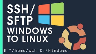 SSH from Windows to Linux  Transfer Files via SFTP [upl. by Gnok769]