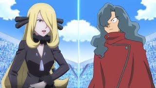 Pokémon Battle USUM Cynthia Vs Tobias Pokemon Sinnoh League [upl. by Rolland532]