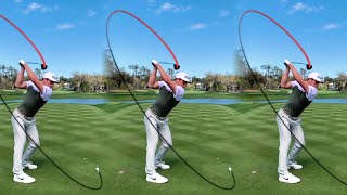 VIKTOR HOVLAND  GOLF SWING  SLOW MOTION [upl. by Ahteres49]