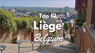 Top 10 Things to Do in Liège Belgium 🇧🇪 [upl. by Arenahs]