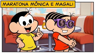 Maratona Mônica Magali  Turma da Mônica [upl. by Odraude]