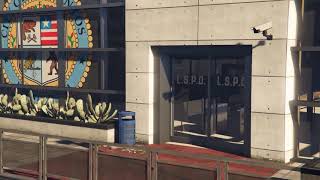 Vespucci Police Department by freedmanh MLO Interior GTA 5 [upl. by Aisiram725]