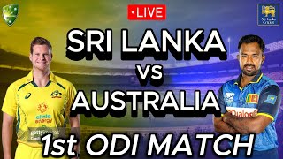 🔴 LIVE  Sri Lanka VS Australia 1st ODI Match  2025 [upl. by Courcy288]