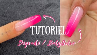 TUTO ONGLES  RÉALISER UN DÉGRADÉ  BABYCOLOR 🌸 [upl. by Isidor]