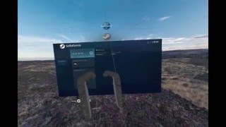 Valves Steam Virtual Reality Interface and Web Browser  SteamVR [upl. by Rehnberg]