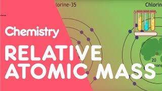 How To Calculate Relative Atomic Mass  Chemical Calculations  Chemistry  FuseSchool [upl. by Lotus]