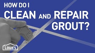 How Do I Clean and Repair Grout  DIY Basics [upl. by Py190]