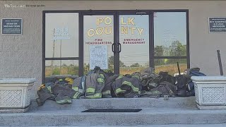 Group of volunteer firefighters walk off job [upl. by Landry536]