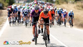 Vuelta a España 2021 Stage 6 extended highlights  Cycling on NBC Sports [upl. by Orteip]