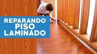 ¿Cómo reparar un piso laminado húmedo [upl. by Durtschi152]