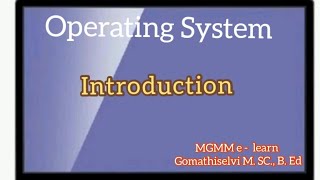 What is Operating system Types of Operating system Tamil [upl. by Sternick]