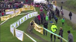 Cyclocross  Superprestige Ruddervoorde 2014  Final Lap [upl. by Atiuqel]