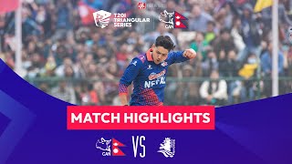 Nepal vs Netherlands  Match Highlights [upl. by Reaht760]