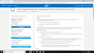 How To Download Intel Rapid Storage Technology Driver In Windows 10 [upl. by Ahsil322]