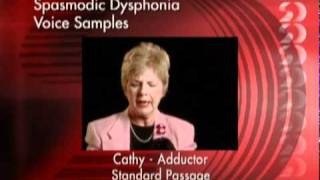 Spasmodic Dysphonia Voice Samples [upl. by Paley221]