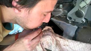 BMW C600 Sport How to change oil and NOT ORIGINAL KampN air filter [upl. by Luing]