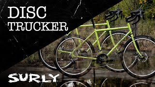 Surly Disc Trucker  GoldStandard Touring Bike  Fully Redesigned [upl. by Garceau]