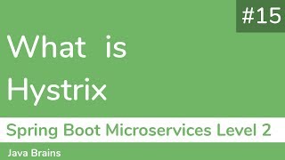 15 What is Hystrix  Spring Boot Microservices Level 2 [upl. by Starinsky131]