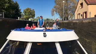 Mit dem Hausboot auf der Saône  unsere Hausboottour 2017 [upl. by Feld]