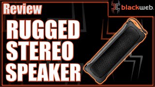 Blackweb Rugged Premium Bluetooth Speaker Model BWA18AA012 Review [upl. by Eedissac536]