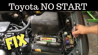 Toyota crank no start FIX [upl. by Linehan756]