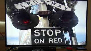 Lilydale Railway Crossing with Westinghouse Hybrid Bell And Comeng Train At Lilydale [upl. by Ainig441]