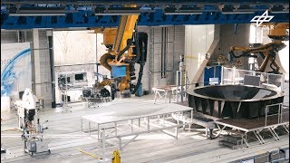 Highly automated manufacturing process for large aircraft structures in dry CFRP design [upl. by Iggy]