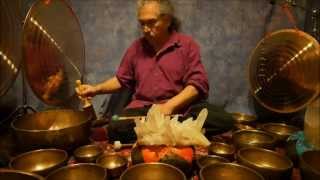 Crystal Chakra Meditation with Antique Tibetan Singing Bowls [upl. by Happy935]